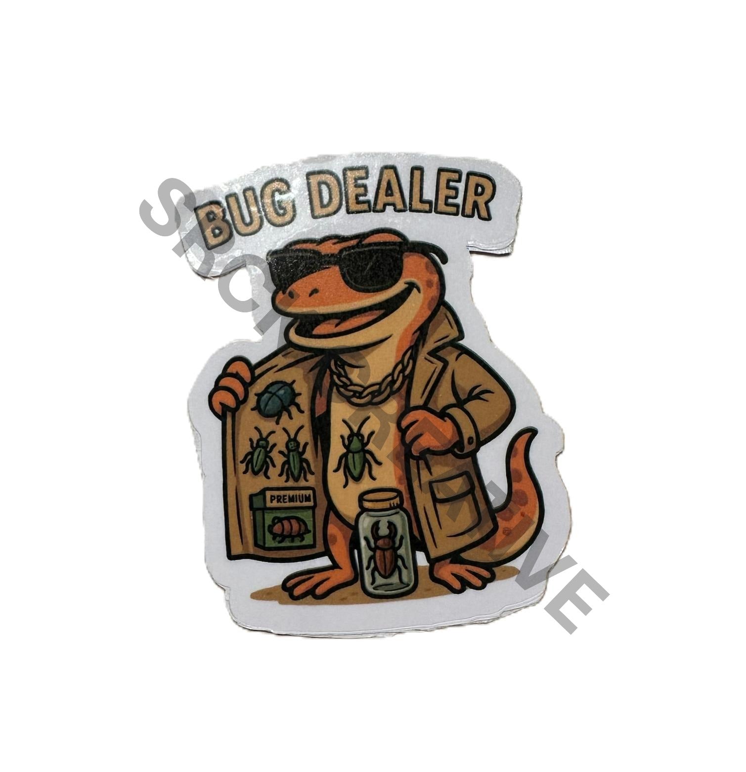 Gecko Bug Dealer Sticker